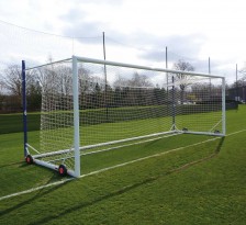 Top Flight EasyLift Aluminium Freestanding 24 x 8 Football Goal Package