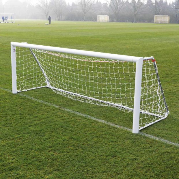 12 x 4 Fixed Side Football Goal Package with UPegs