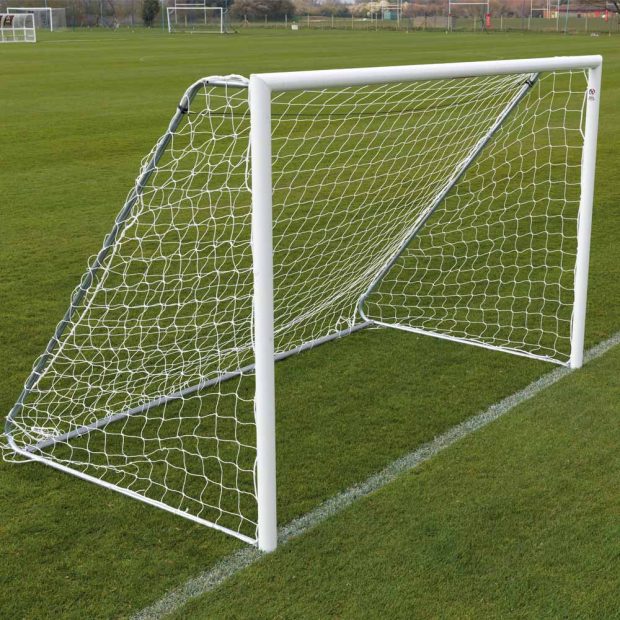 3mx2m Futsal Outdoor Fixed Side - Football Goal Package With Counterweights