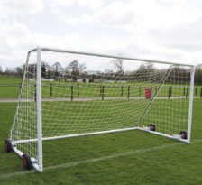 Heavy Duty EasyLift Steel Freestanding 21 x 7 Football Goal Package