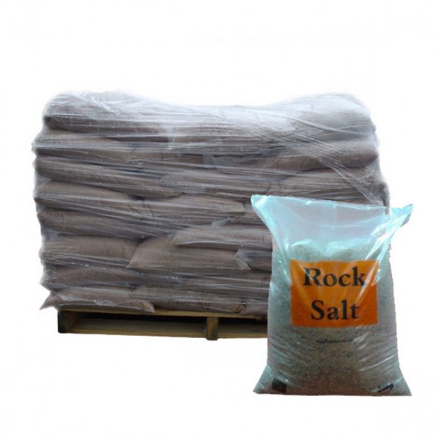 Bulk Brown De-Icing Rock Salt 25KG x 40