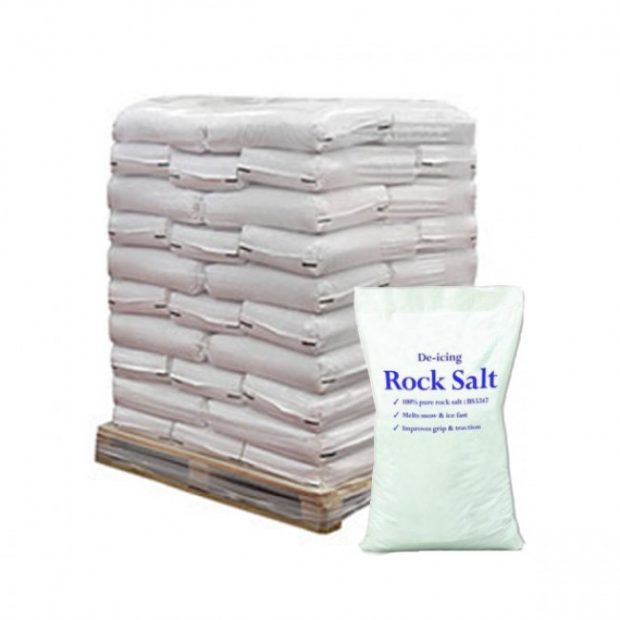 White De-Icing Rock Salt 25KG x 40, Bulk White De-Icing Rock Salt 25KG x 40