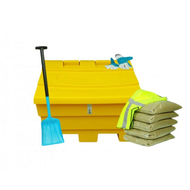 12 CUFT Grit Bin Winter Pack - 350L - 350KG, 6 CUFT Grit Bin Winter Pack - 175L - 175KG