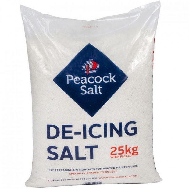 White De-Icing Rock Salt 25KG, White De-Icing Rock Salt 25KG