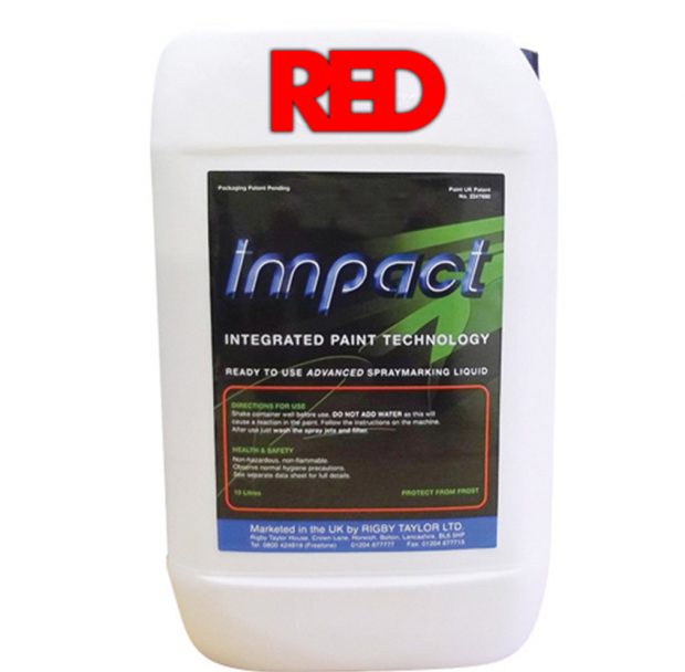RED Impact Line Marking Paint 10 ltr