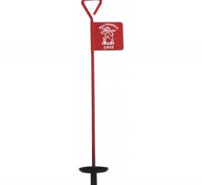 Logoed Ally Golfing Pin - With Plastic Lifter - Set of 6, Logoed Metal Based Fiberglass Golfing Pin