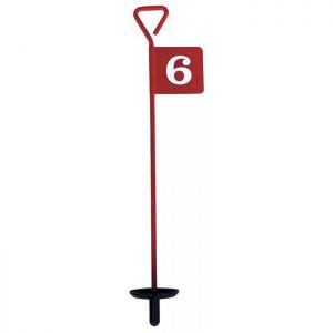 Numbered Ally Golfing Pin