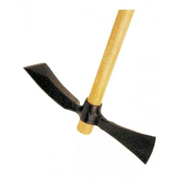 Mattock Complete with Wooden Handle