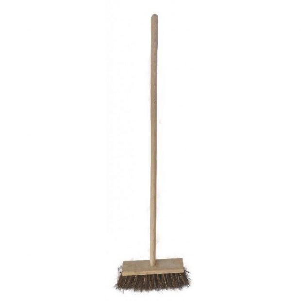Road Brush With 54" Wooden Handle