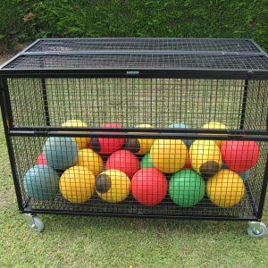 Lockable Mesh Storage Trolley